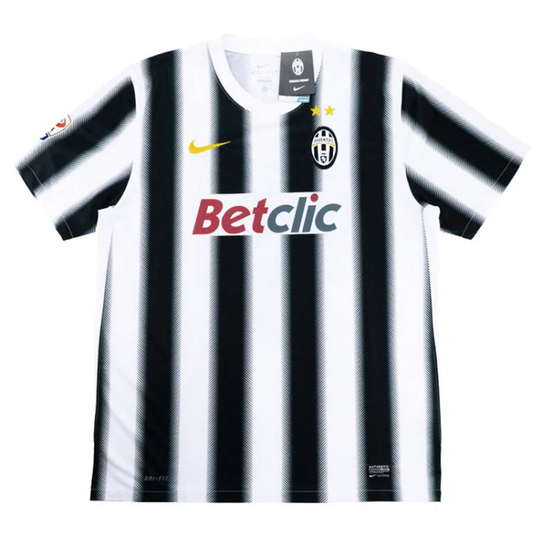 Del Piero #10 Retro Juventus Home Jersey 2011/12 (back view)