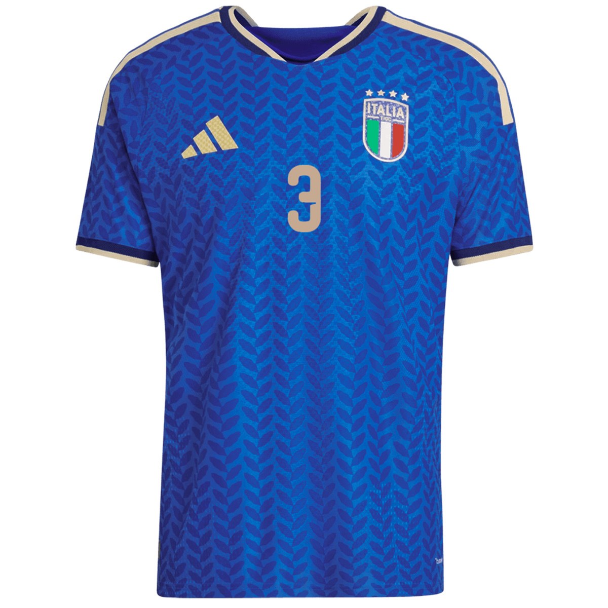 DIMARCO #3 Italy Home Match Jersey Player Version World Cup 2026 (back view)