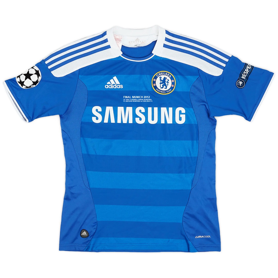 Drogba #11 Retro Chelsea UCL Final Home Jersey 2011/12 (back view)