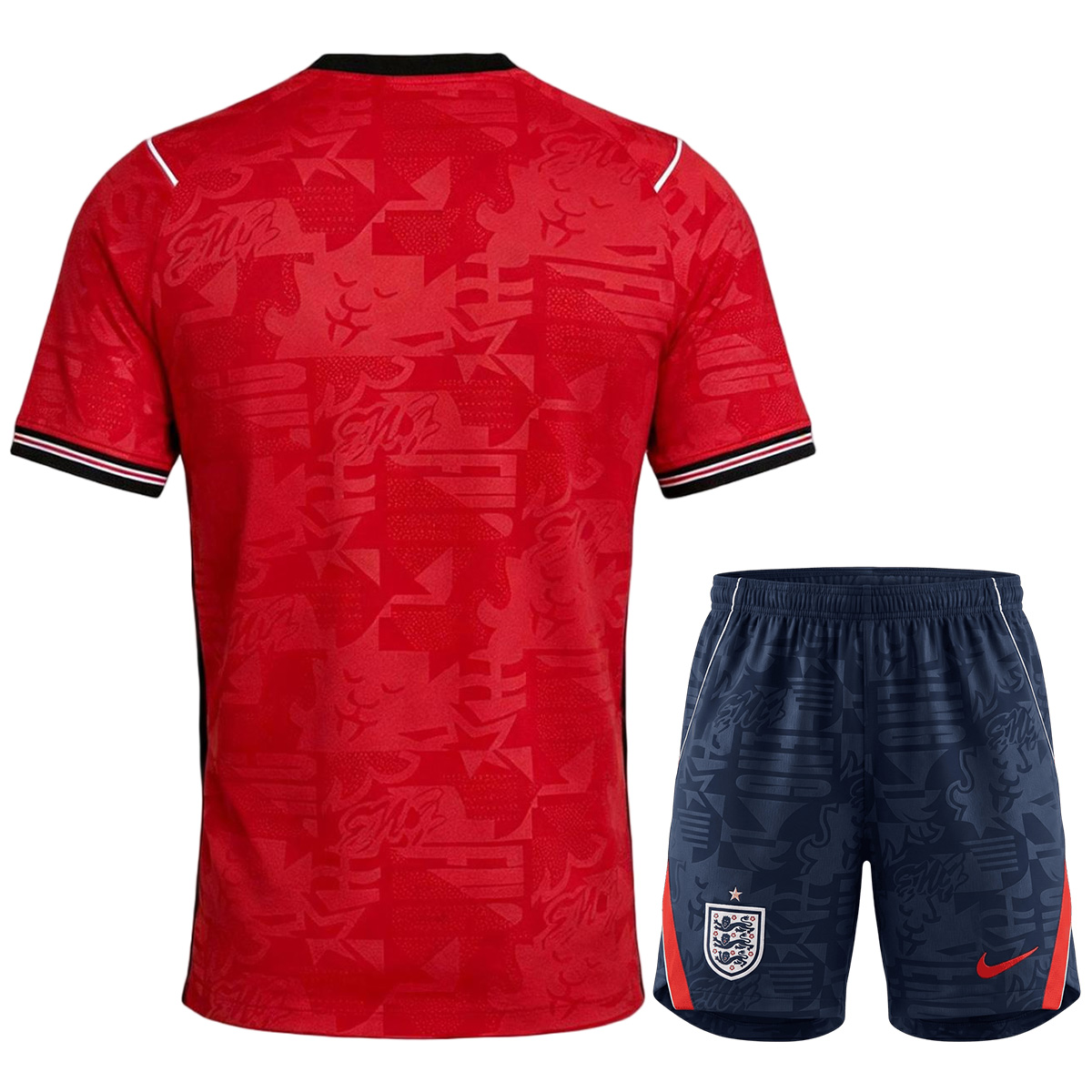 England Away Jersey Kit World Cup 2026 (back view)
