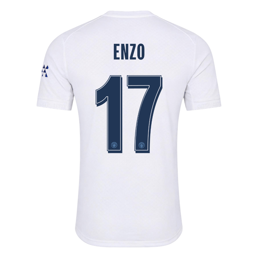 ENZO #17 Manchester City Third Match Jersey Player Version 2026/27 - UCL Font