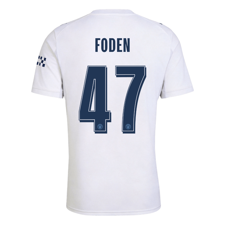 FODEN #47 Manchester City Third Jersey 2026/27 - UCL Font