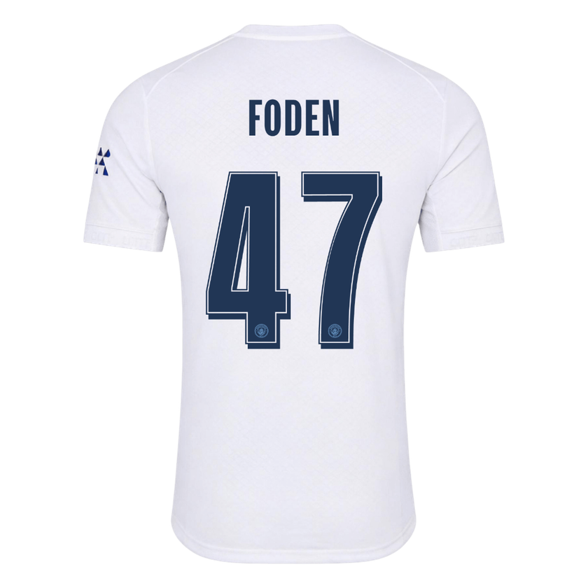 FODEN #47 Manchester City Third Match Jersey Player Version 2026/27 - UCL Font