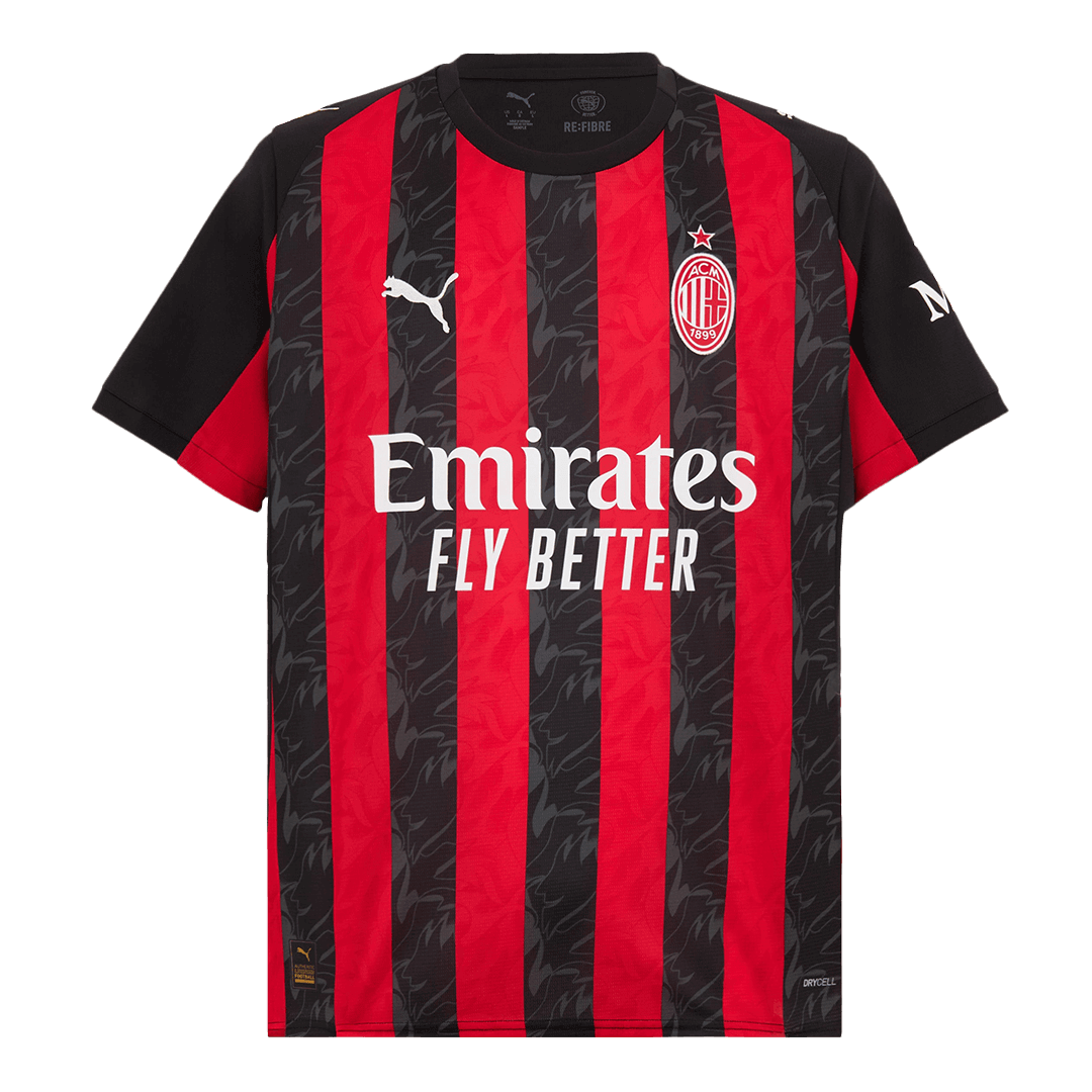 FOFANA #19 AC Milan Home Jersey 2025/26 (back view)