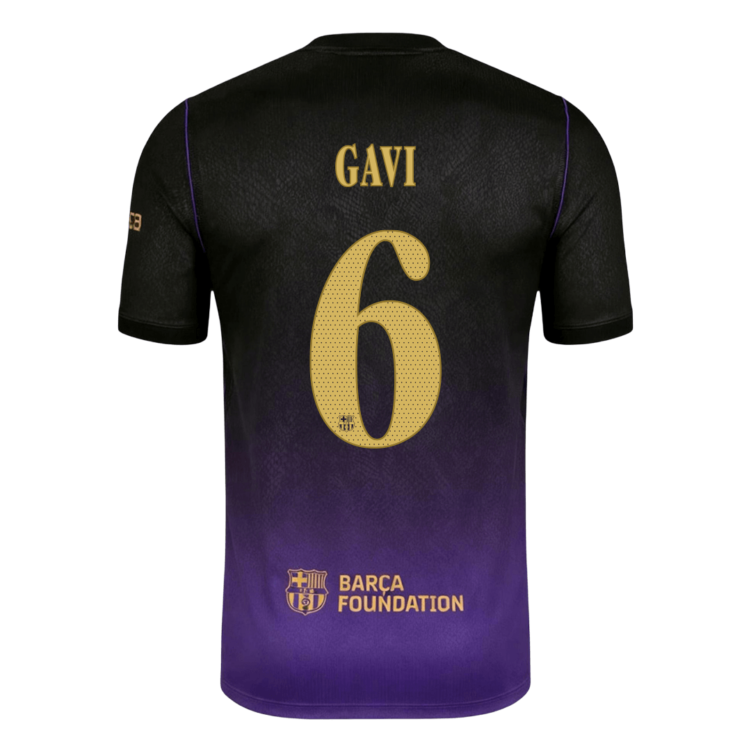 GAVI #6 Barcelona Away Jersey 2026/27 (back view)