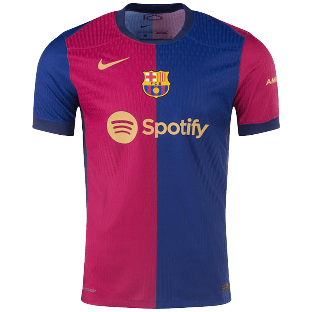 GAVI #6 Barcelona Home Match Jersey 2024/25 (back view)