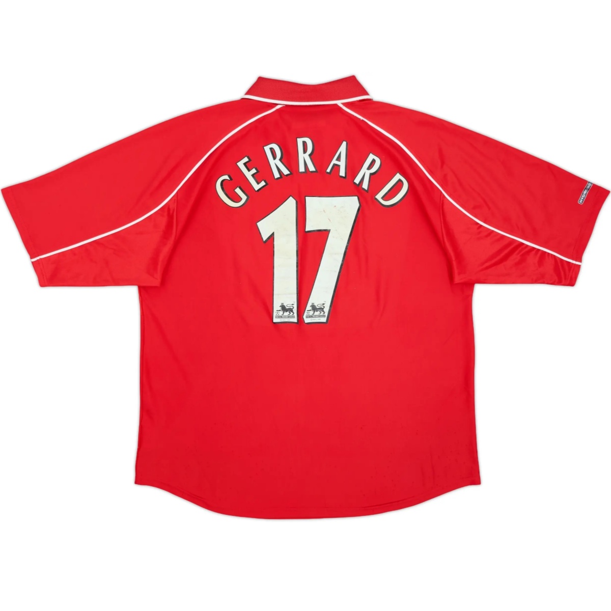 Gerrard #17 Retro Liverpool Home Jersey 2000/02