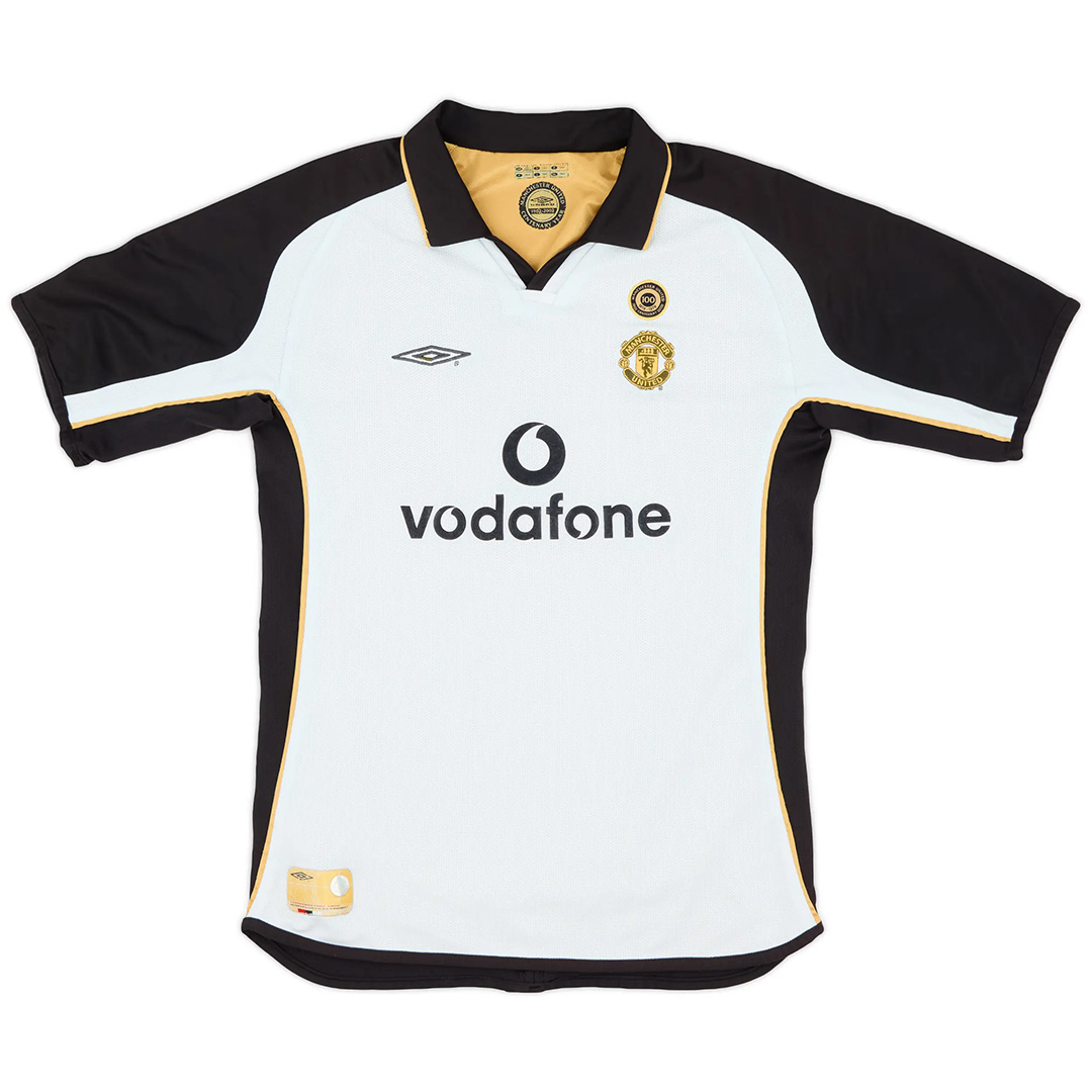 GIGGS #11 Retro Manchester United Centenary Away Jersey 2001/02 (back view)