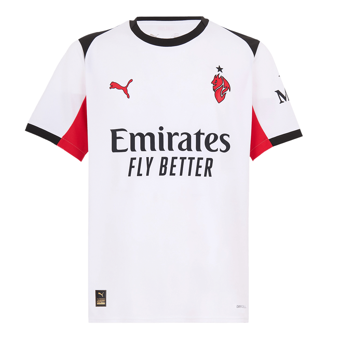 Gimenez #7 AC Milan Away Jersey 2025/26 (back view)