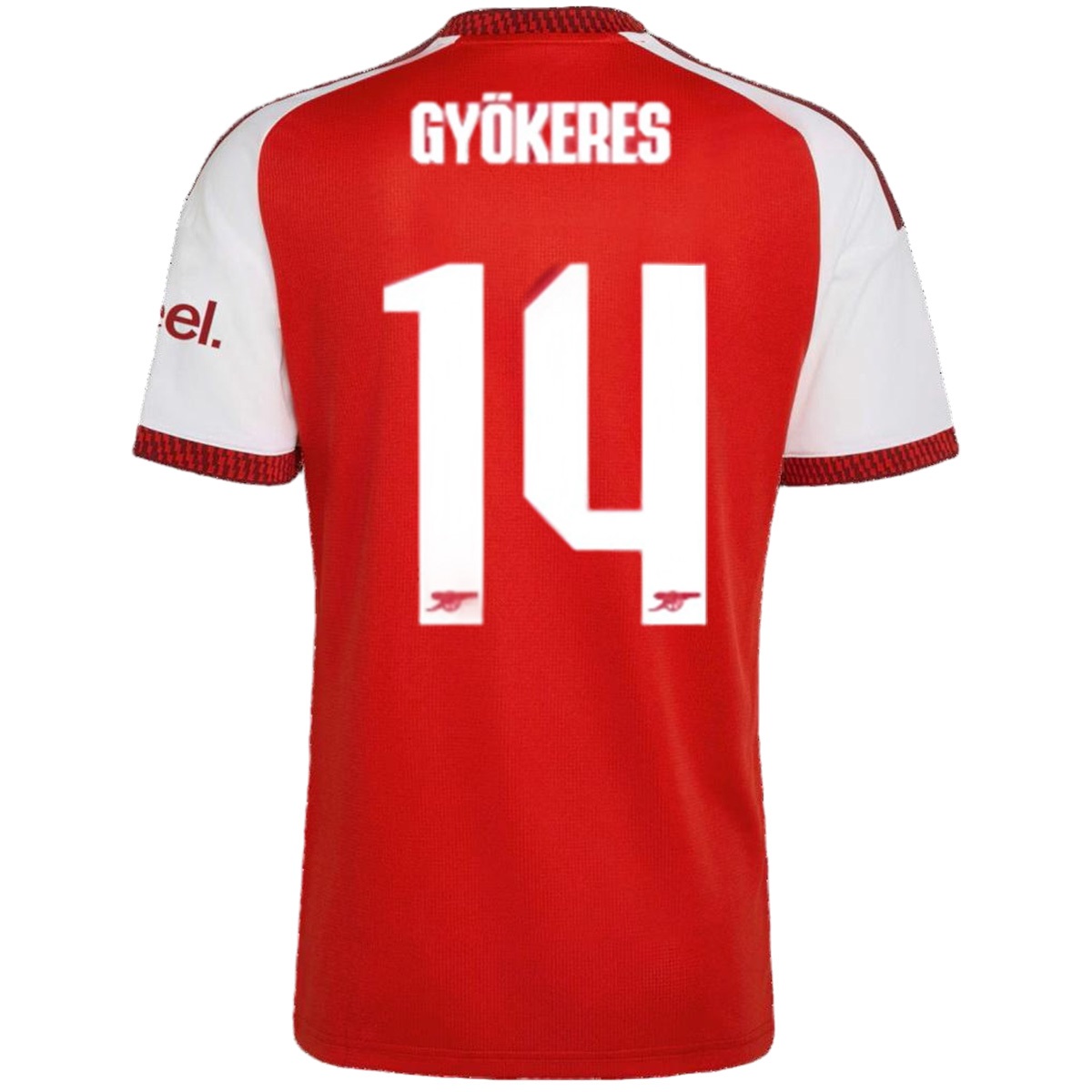 GYÖKERES #14 Arsenal Home Jersey 2026/27 - UCL Font