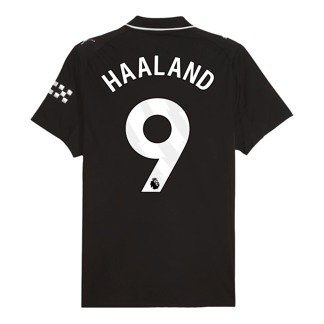 HAALAND #9 Manchester City Away Match Jersey Player Version 2025/26