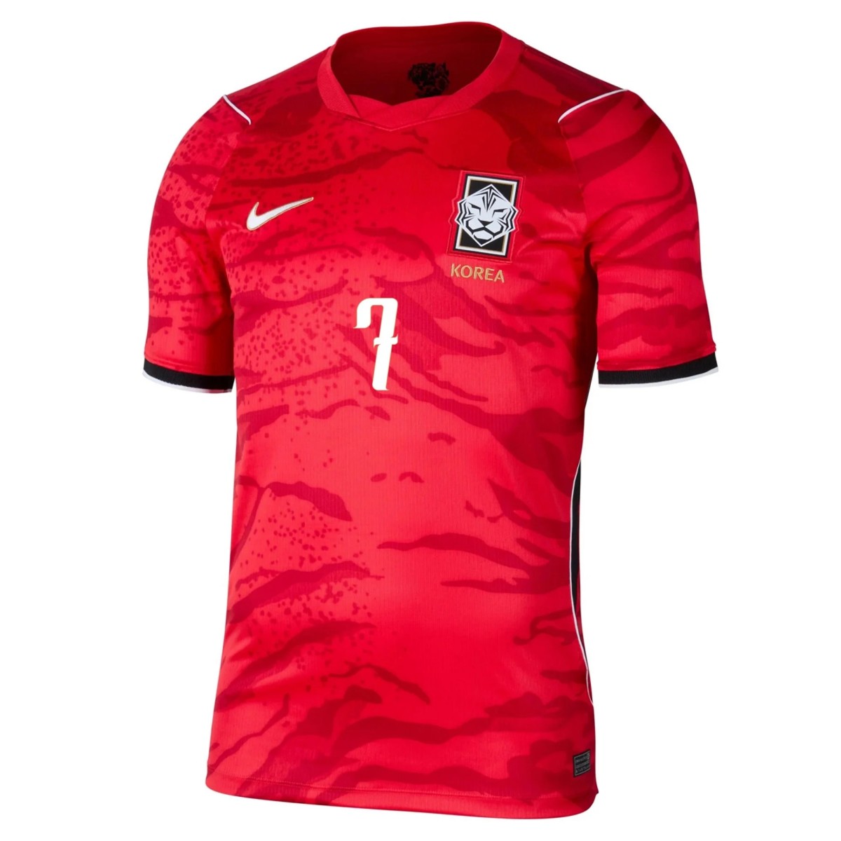 HEUNGMIN #7 South Korea Home Jersey World Cup 2026 (back view)