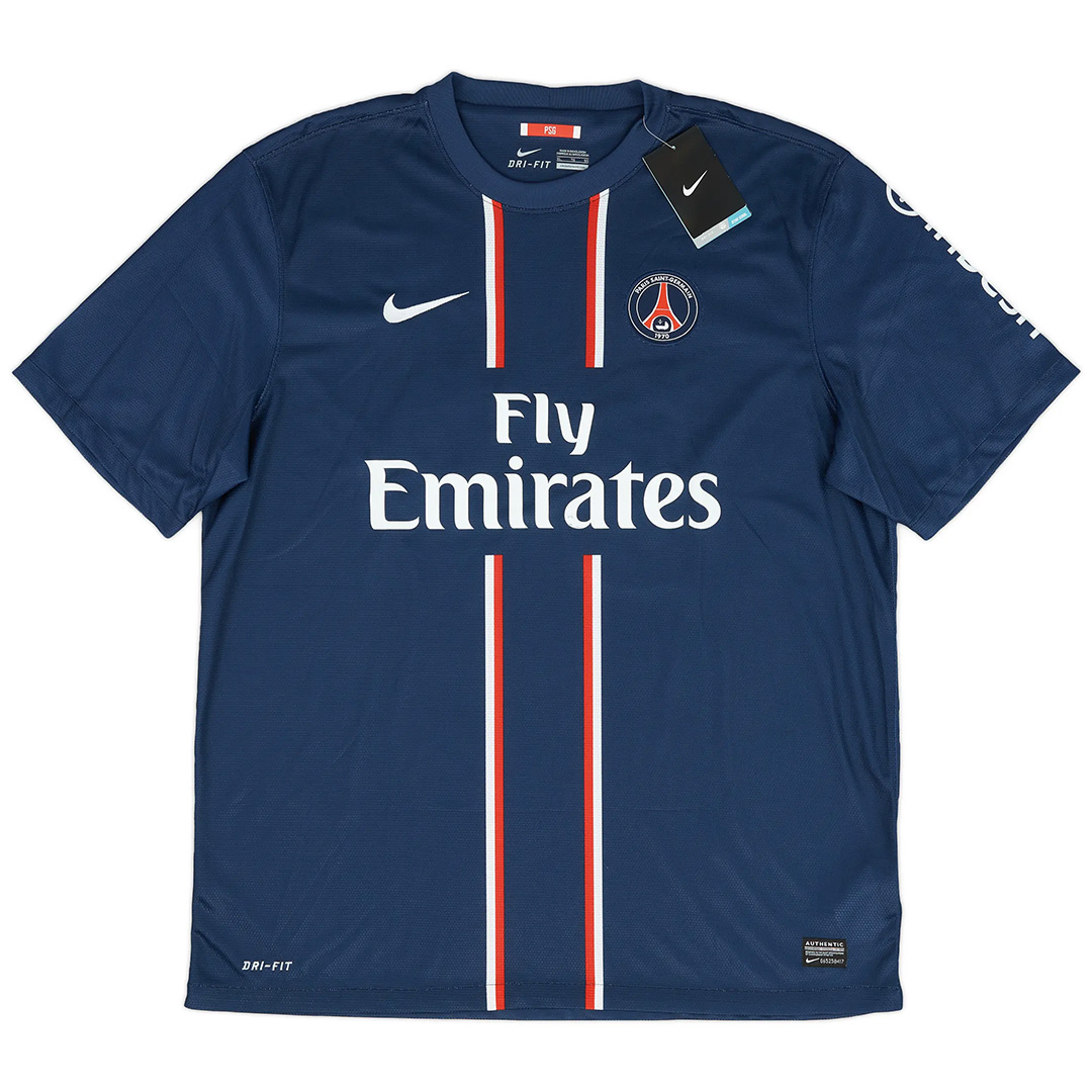 Ibrahimović #10 Retro PSG Home Jersey 2012/13 (back view)