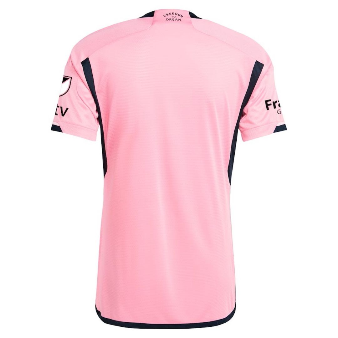 Inter Miami Home Match Jersey Player Version 2024 (back view)