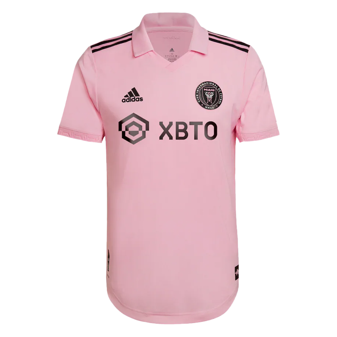 Inter Miami Messi #10 Jersey The Heart Beat Kit Player Version 2022 (back view)