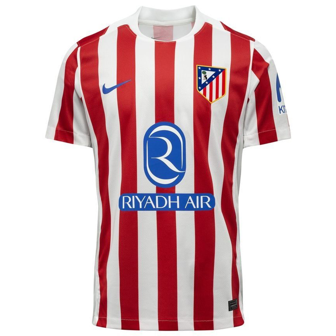 J.ALVAREZ #19 Atletico Madrid Home Jersey 2025/26 (back view)