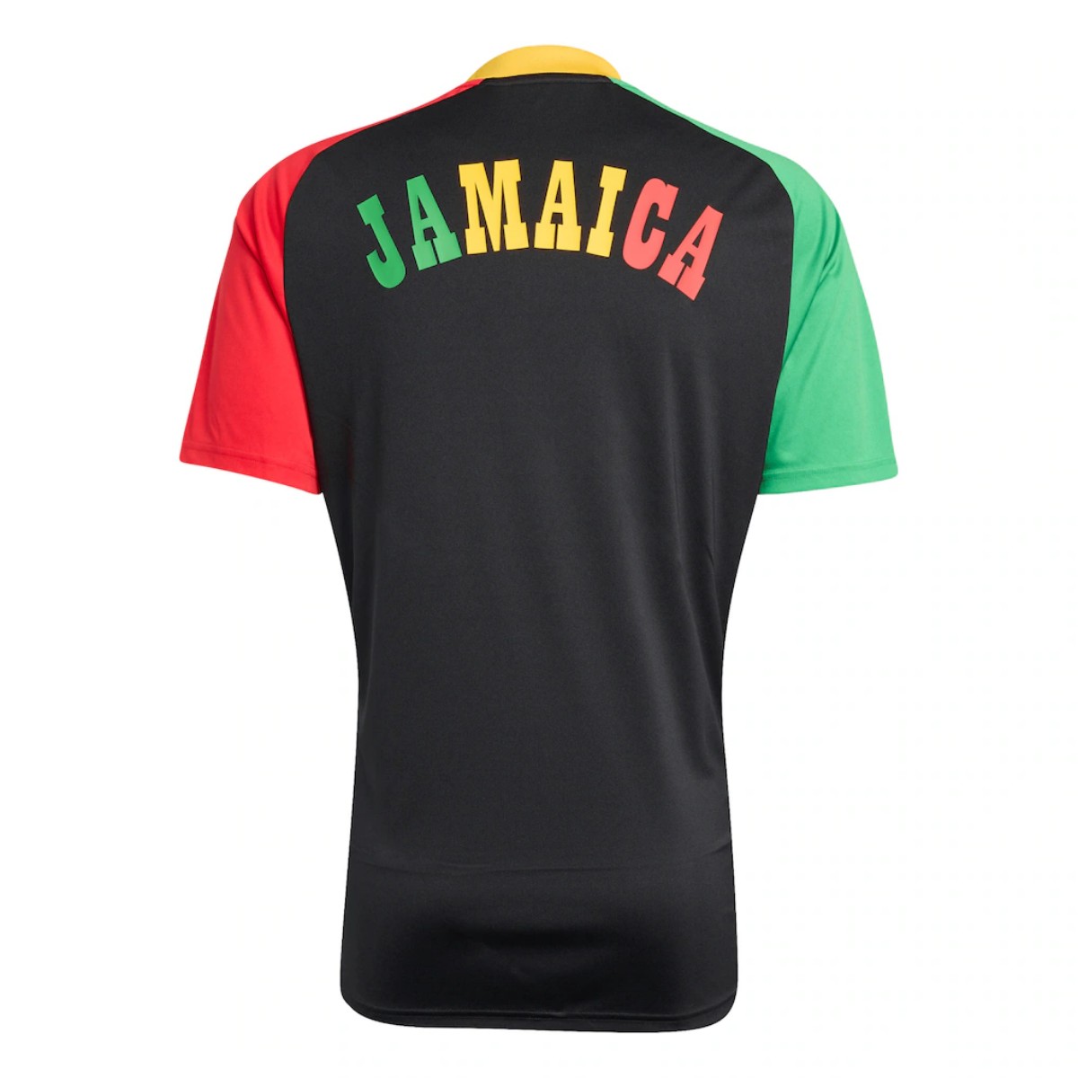 Jamaica Pre-Match Jersey Black World Cup 2026 (back view)