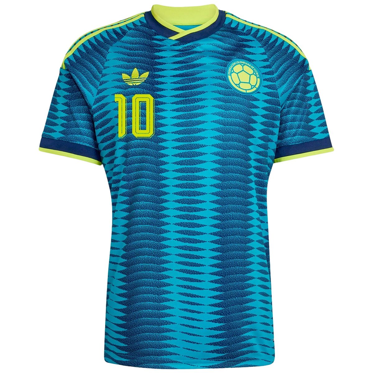 James #10 Colombia Away Jersey World Cup 2026 (back view)