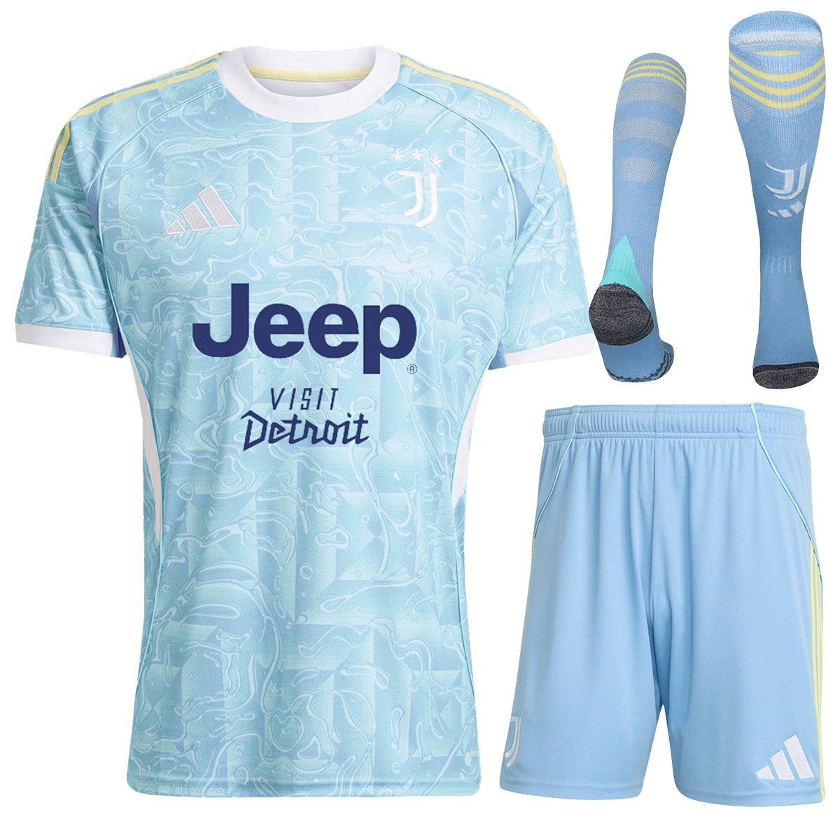 Juventus Away Jersey Full Kit 2025/26
