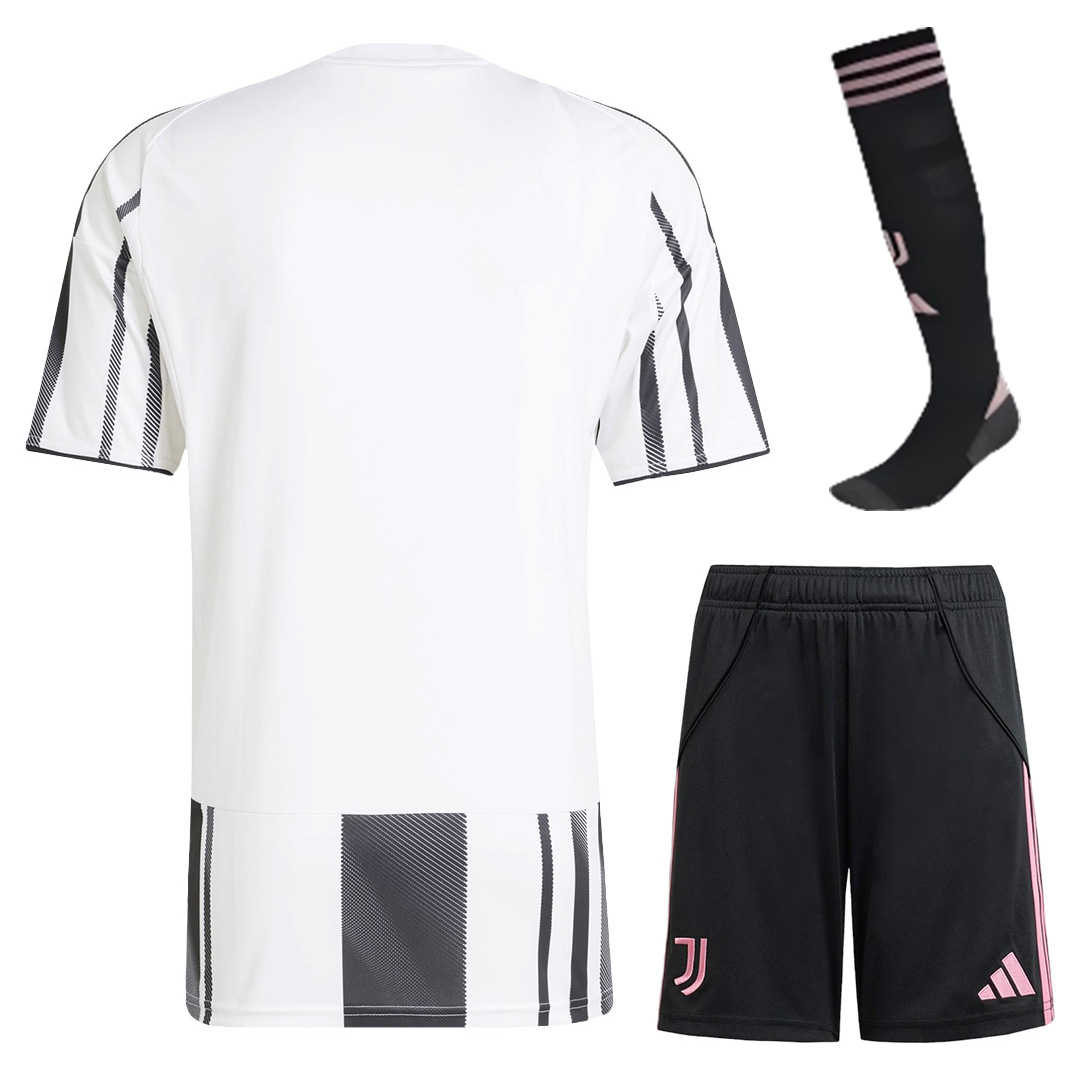 Juventus Home Jersey Full Kit 2025/26 (back view)