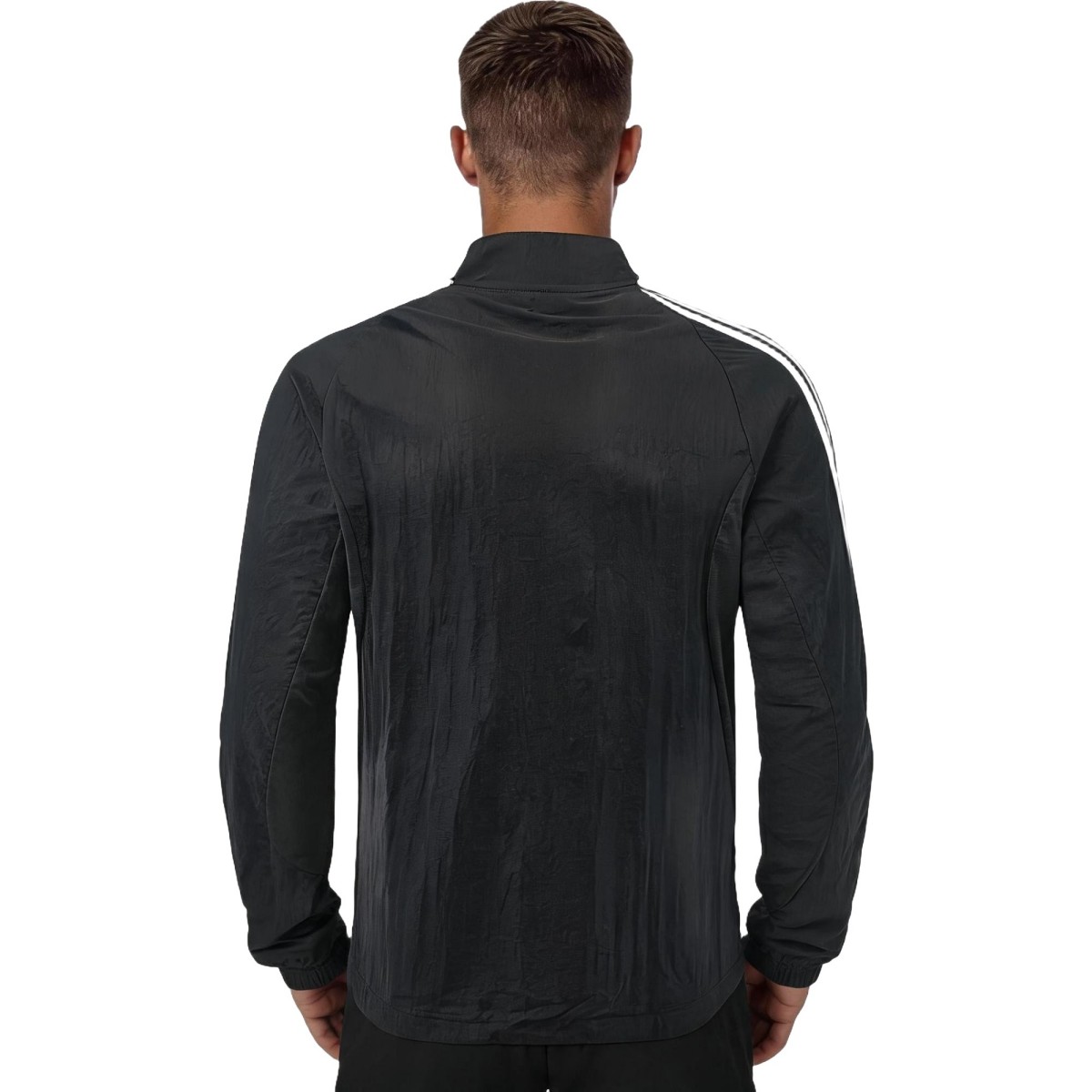 Juventus Windbreaker Jacket Black 2026/27 (back view)