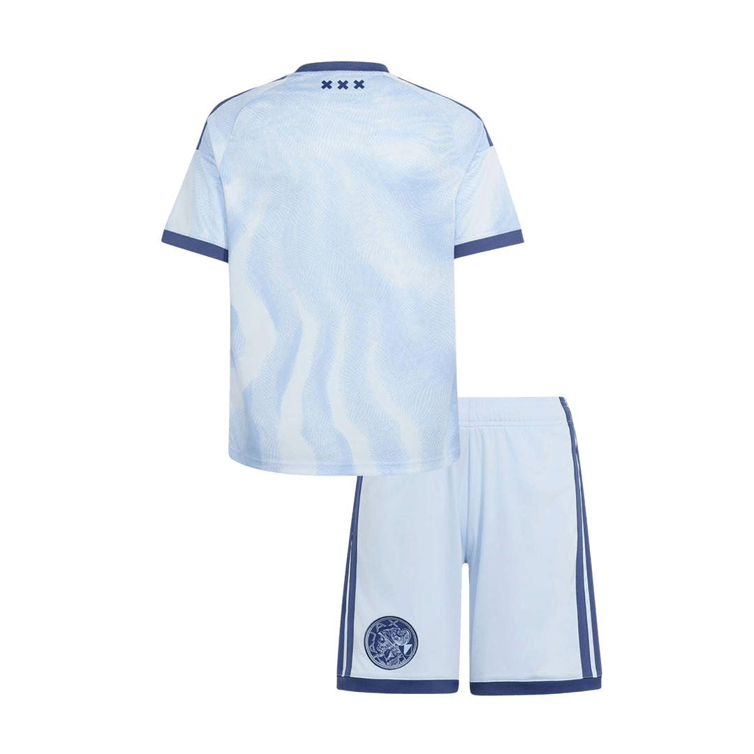 Kids Ajax Third Away Jersey Kit 2026/27 (back view)