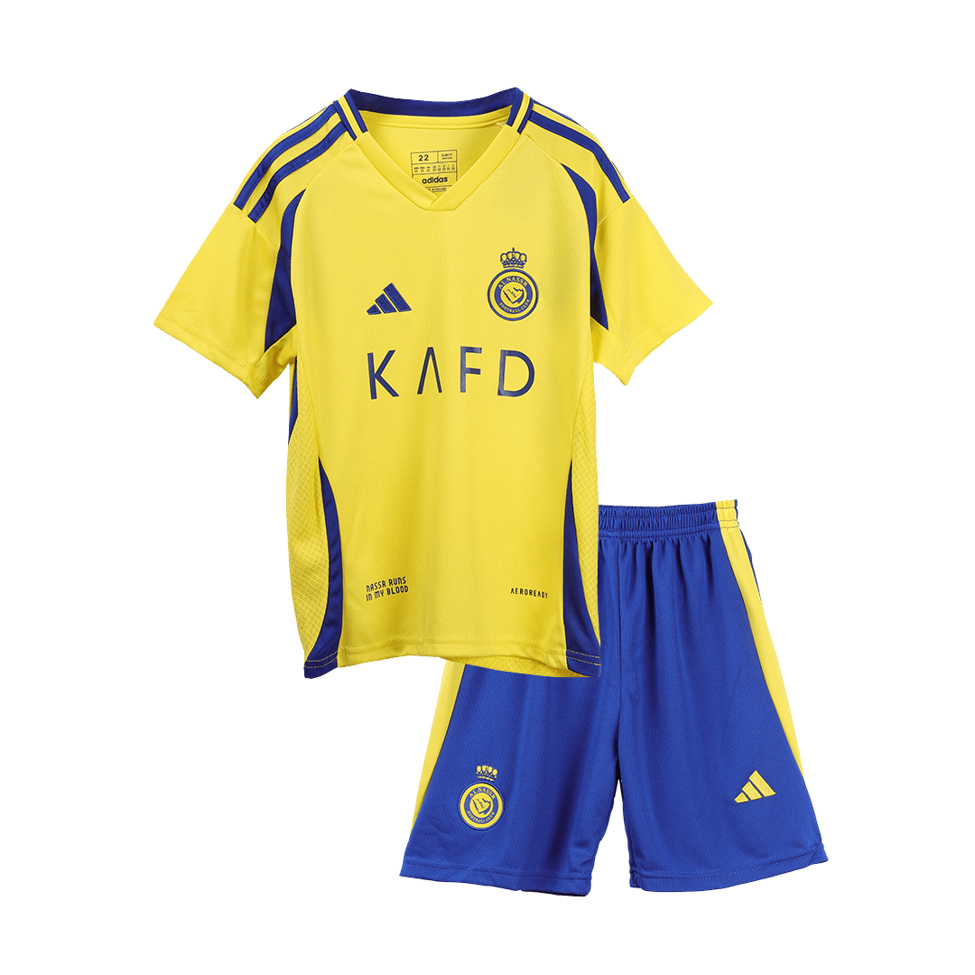 Kids Al Nassr Home Kit 2024/25 (back view)