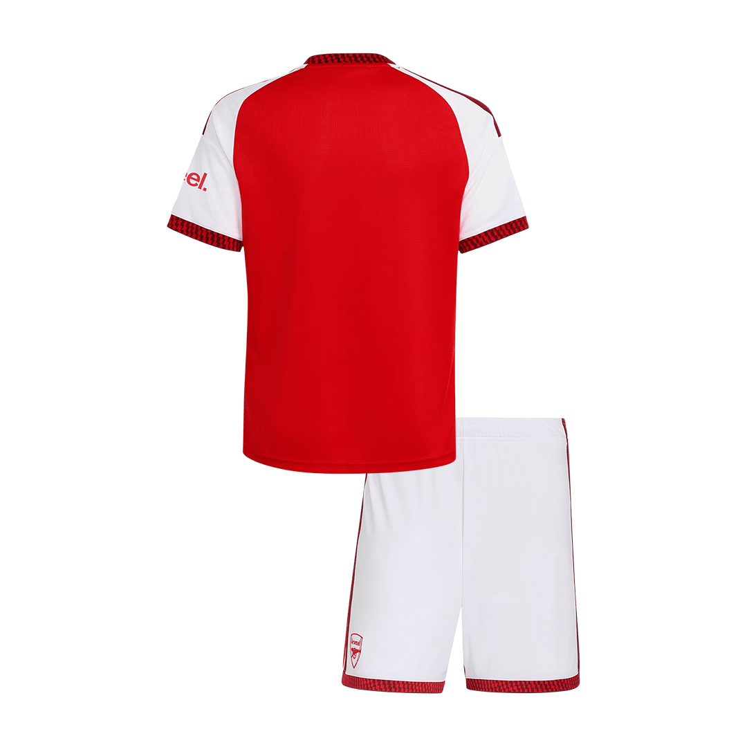 Kids Arsenal Home Jersey Kit 2026/27 (back view)