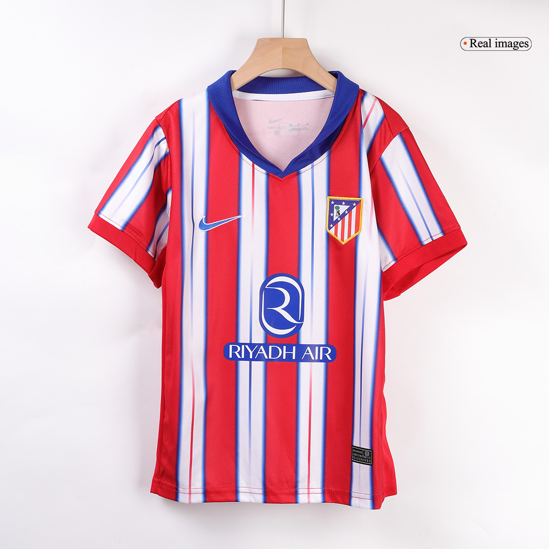 Kids Atletico Madrid Home Full Kit 2024/25 (back view)
