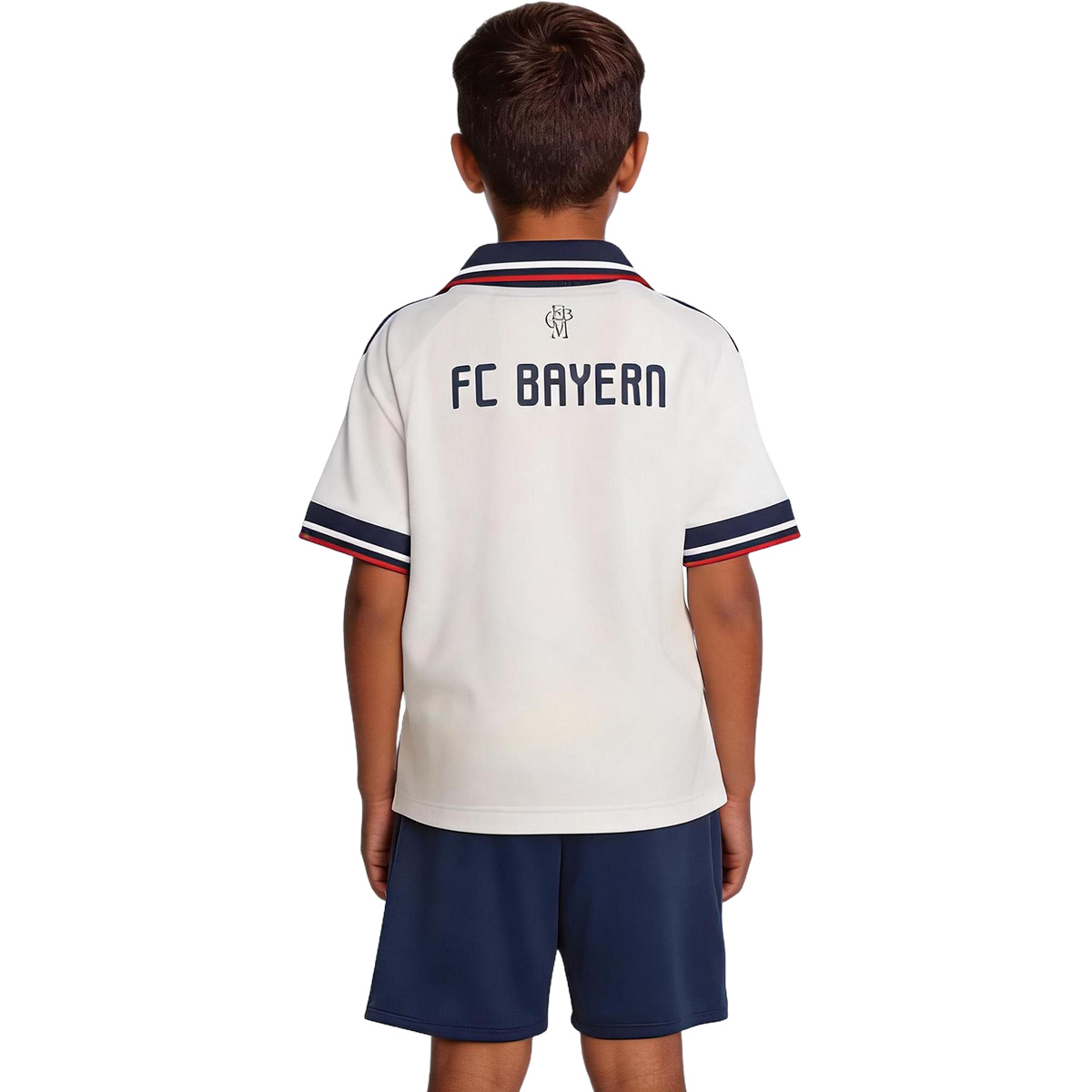 Kids Bayern Munich Away Jersey Kit 2026/27 (back view)