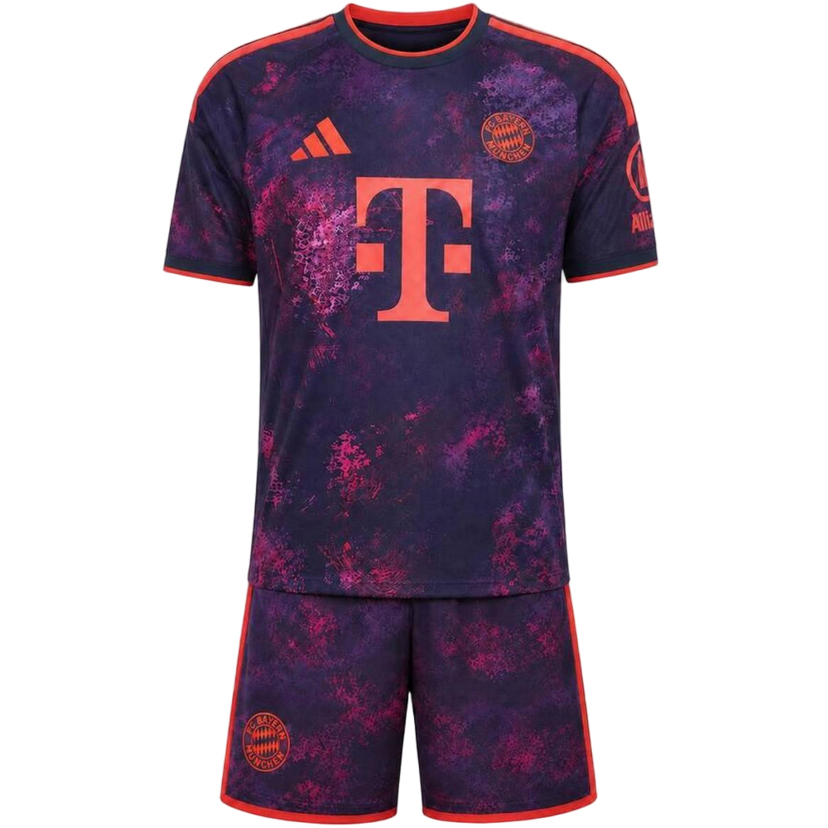 Kids Bayern Munich Third Jersey Kit 2026/27 (back view)