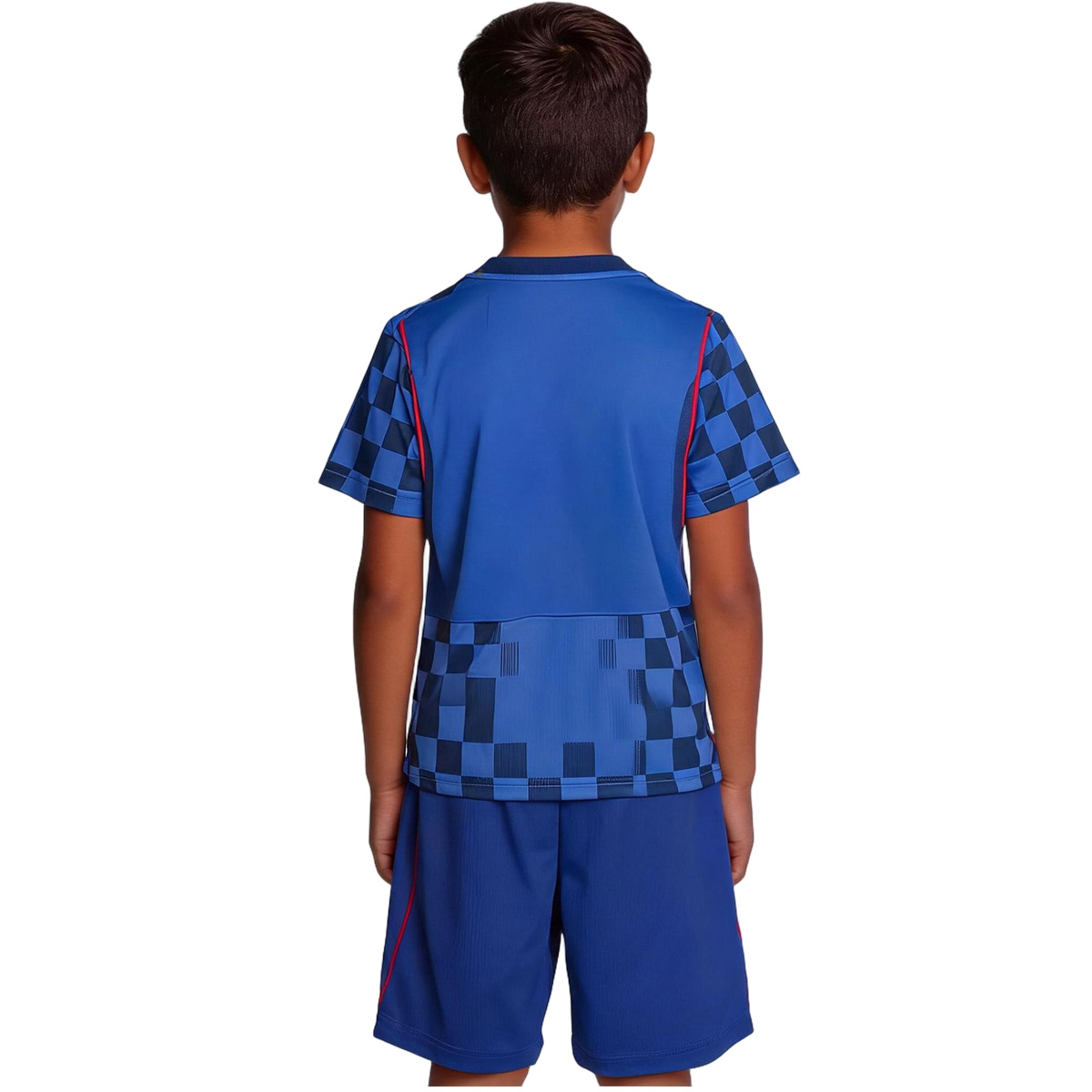 Kids Croatia Away Jersey Kit World Cup 2026 (back view)