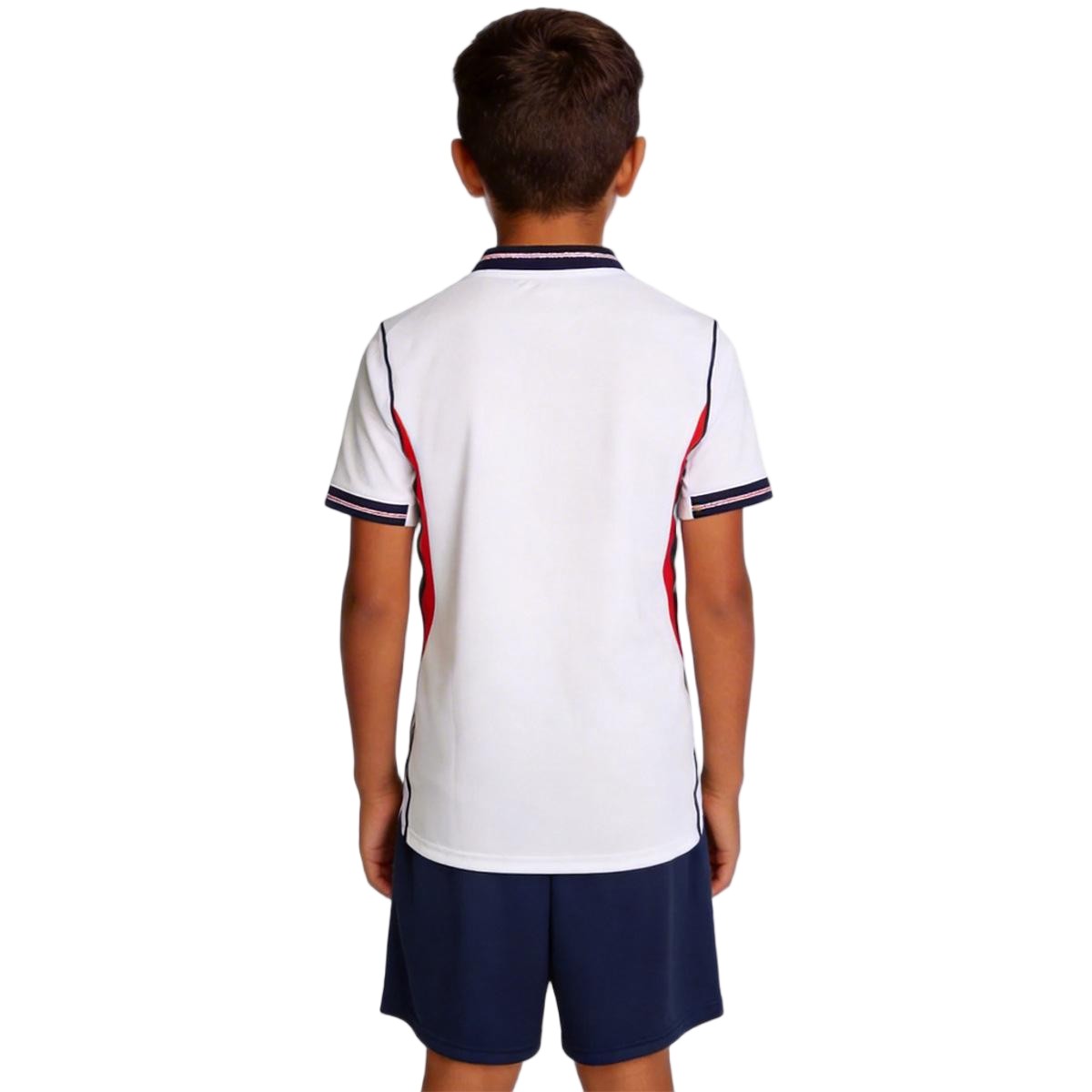 Kids England Home Jersey Kit World Cup 2026 (back view)