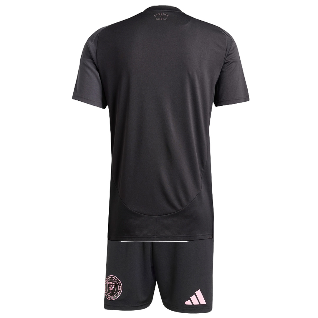 Kids Inter Miami CF Away Kit 2025 (back view)