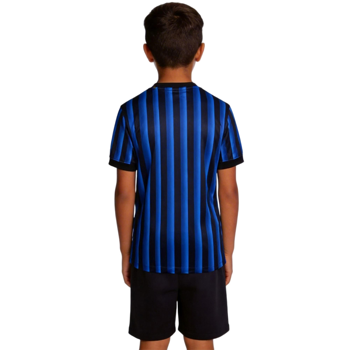 Kids Inter Milan Home Jersey Kit 2025/26 (back view)