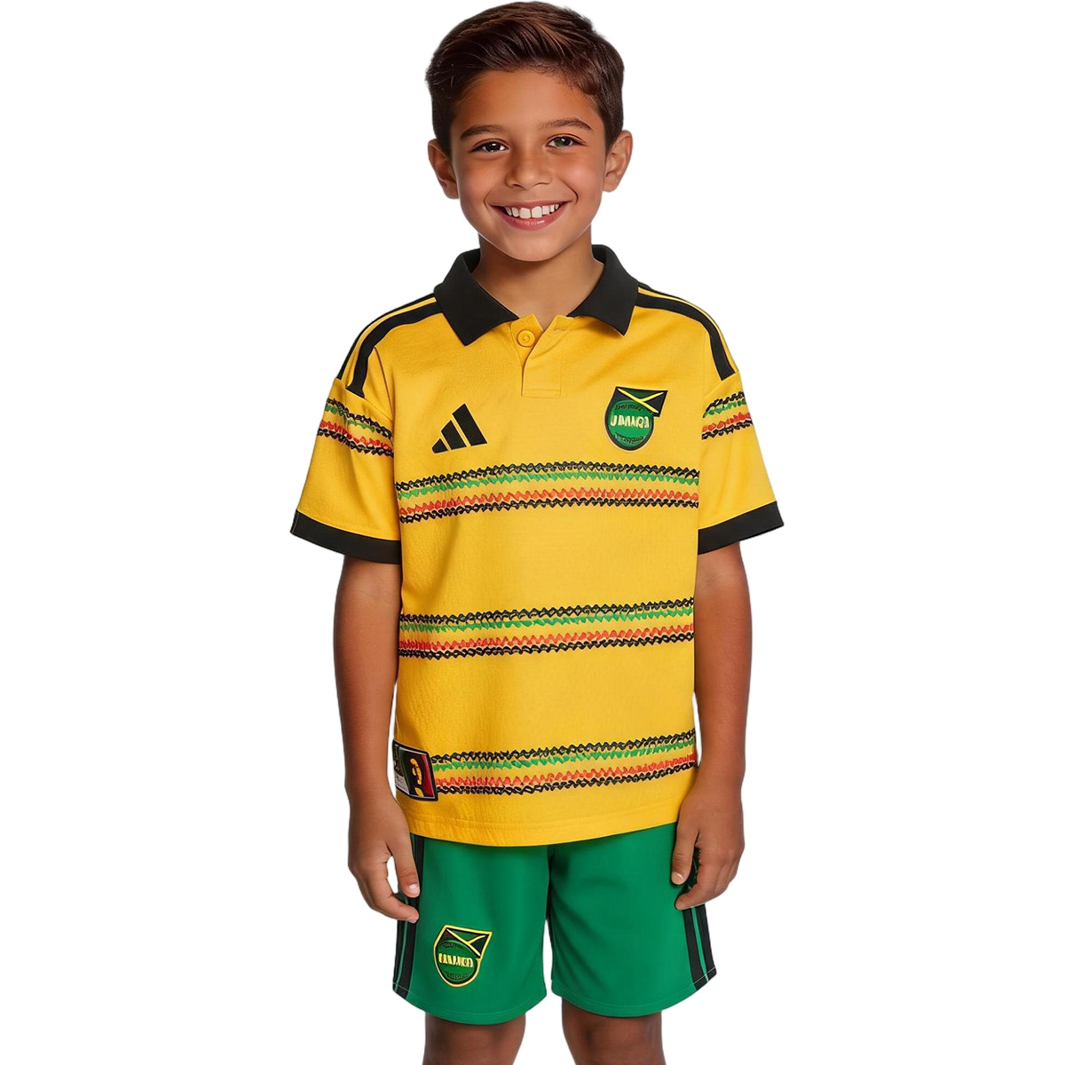 Kids Jamaica Home Jersey Kit World Cup 2026