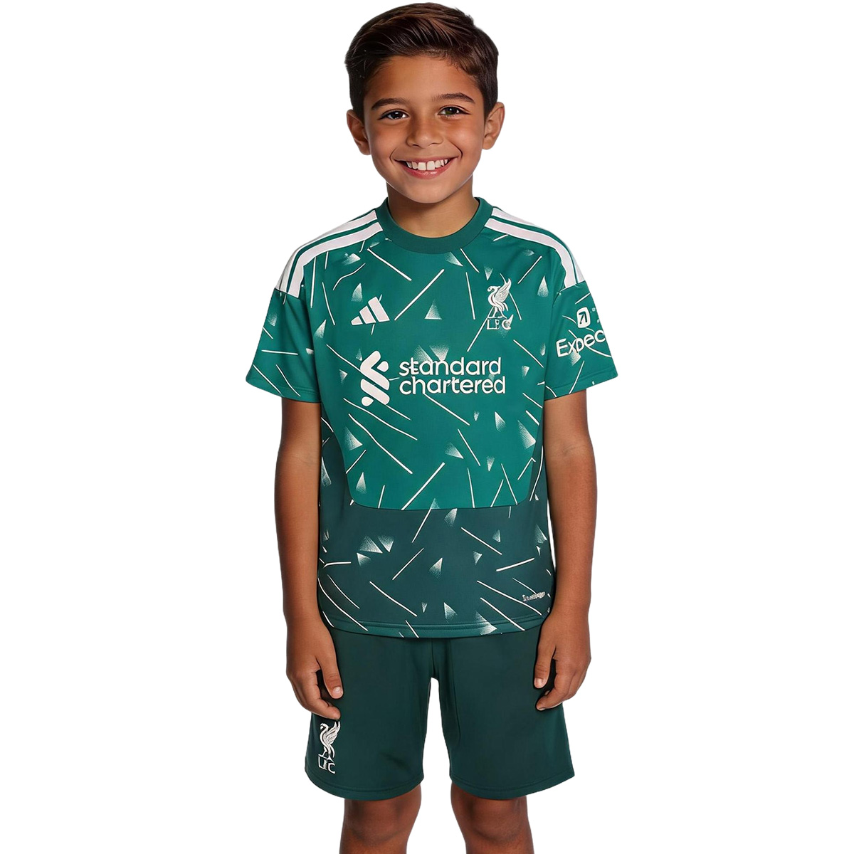Kids Liverpool Goalkeeper Jersey Kit 2026/27