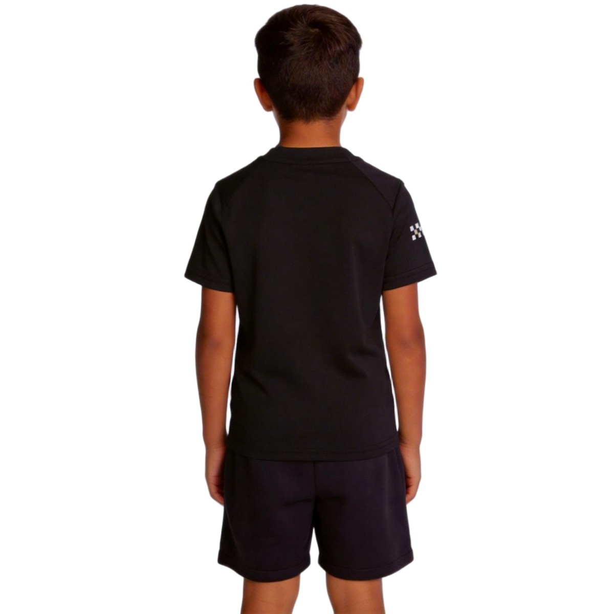 Kids Manchester City Away Jersey Kit 2025/26 (back view)