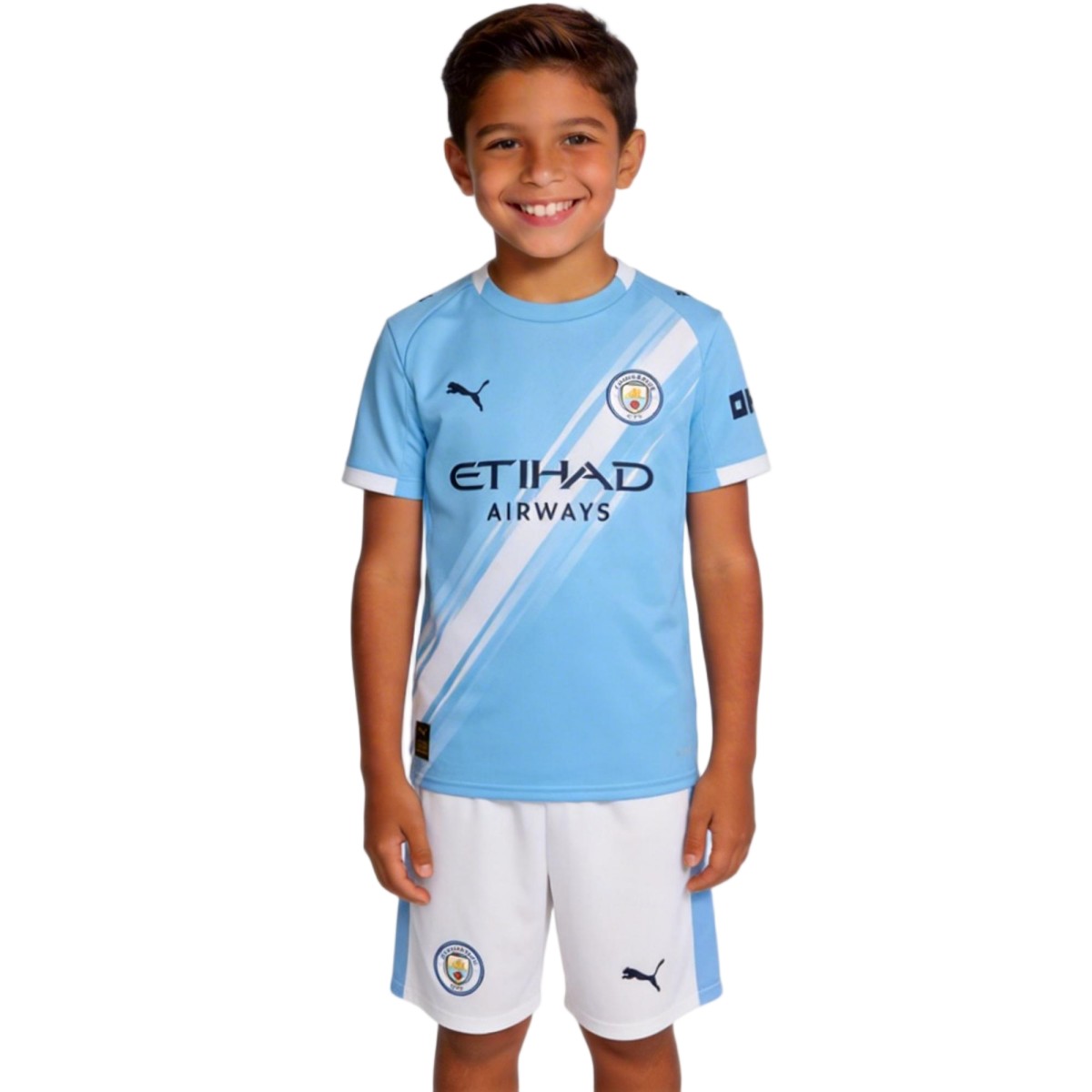 Kids Manchester City Home Jersey 2025/26