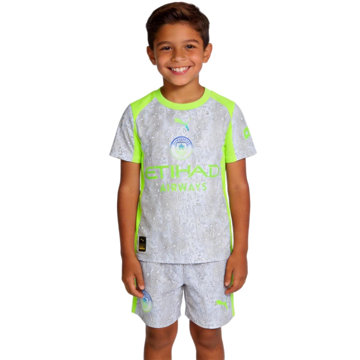 Kids Manchester City Third Jersey Kit 2025/26