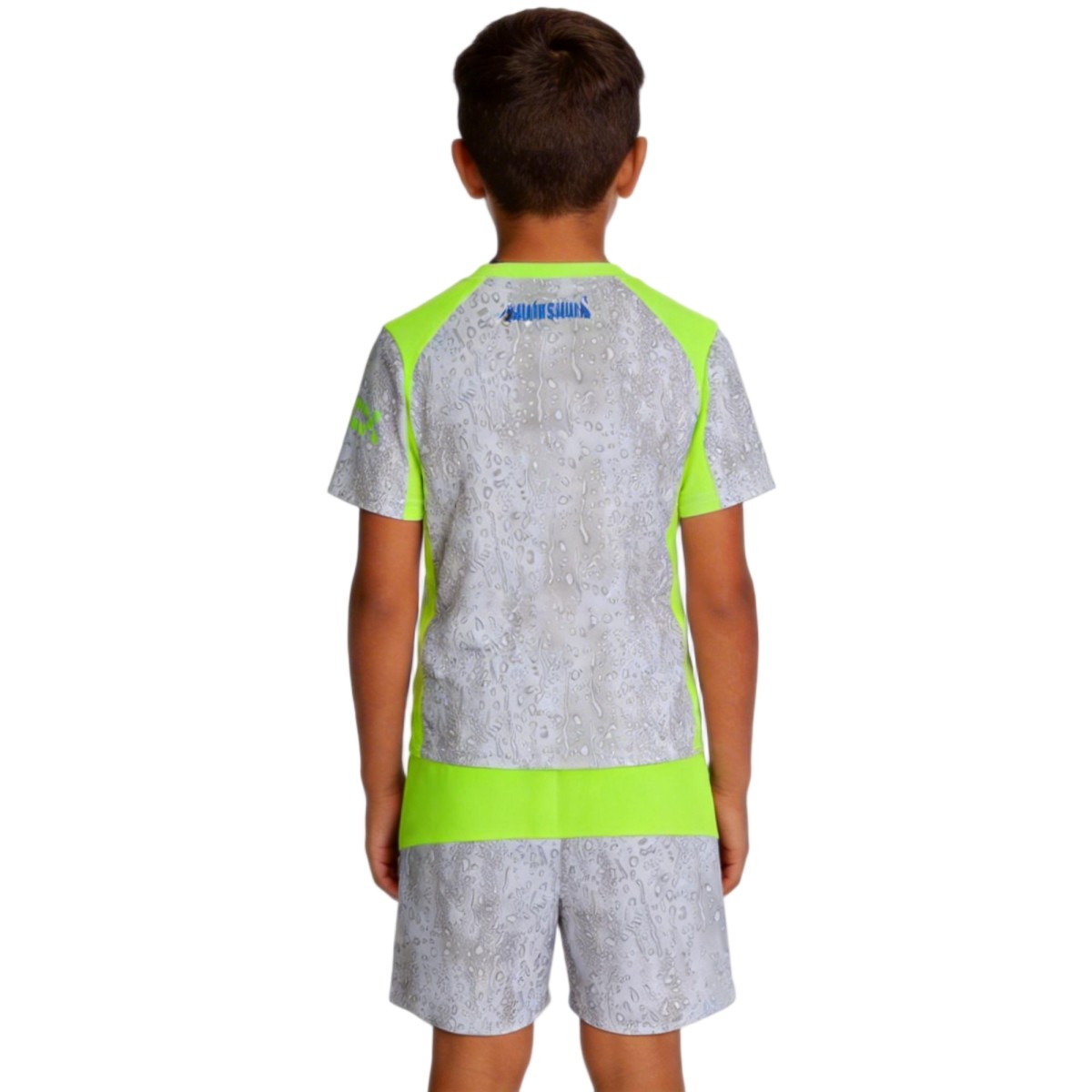 Kids Manchester City Third Jersey Kit 2025/26 (back view)