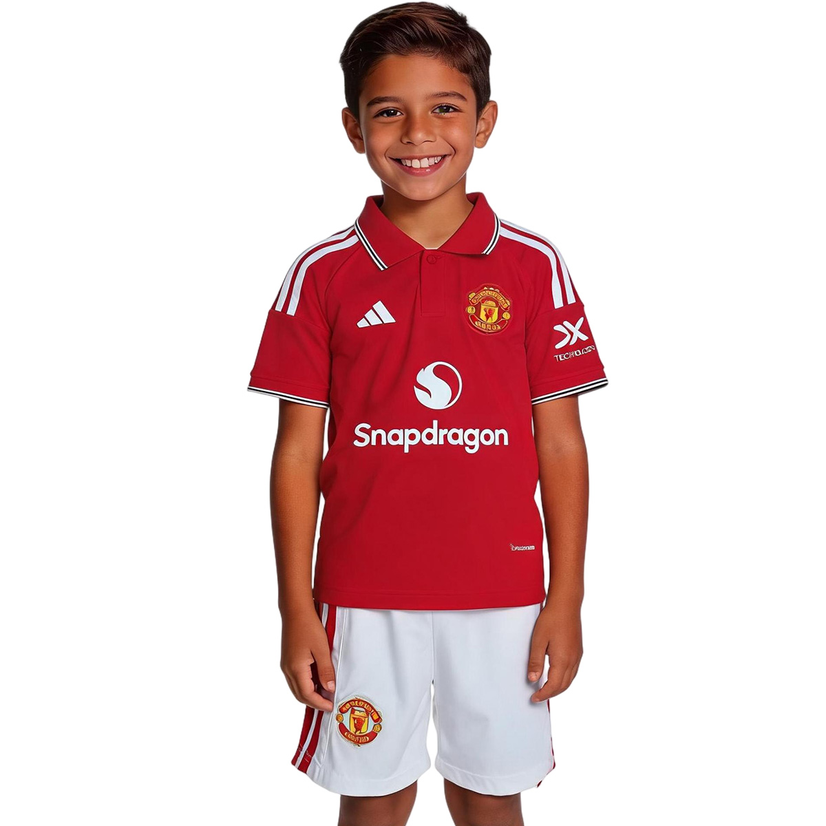 Kids Manchester United Home Jersey Kit 2026/27