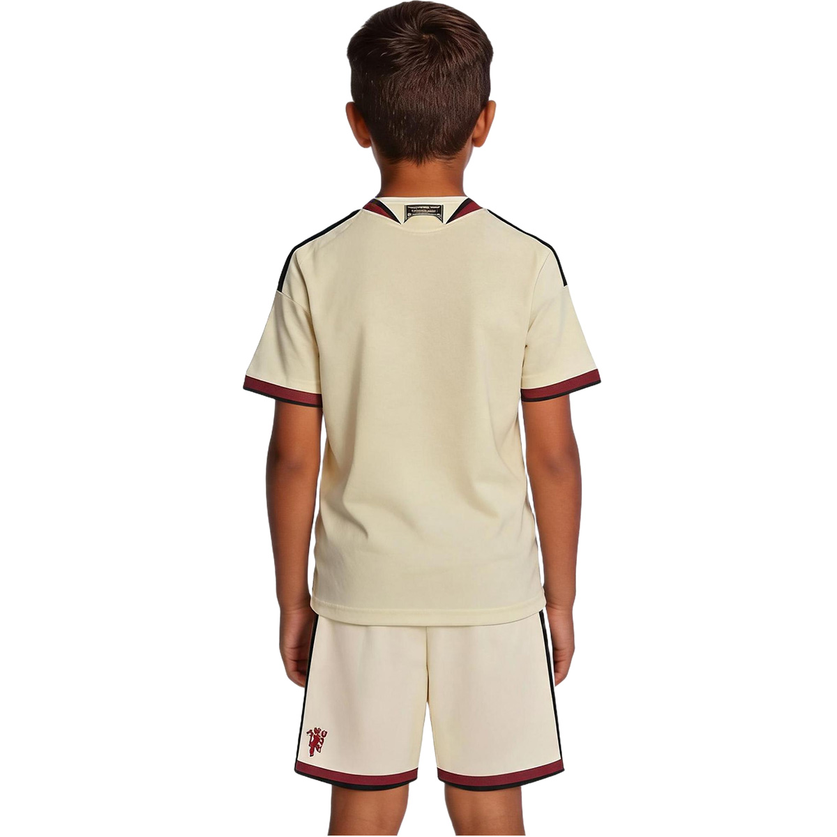 Kids Manchester United Third Jersey Kit 2026/27 (back view)
