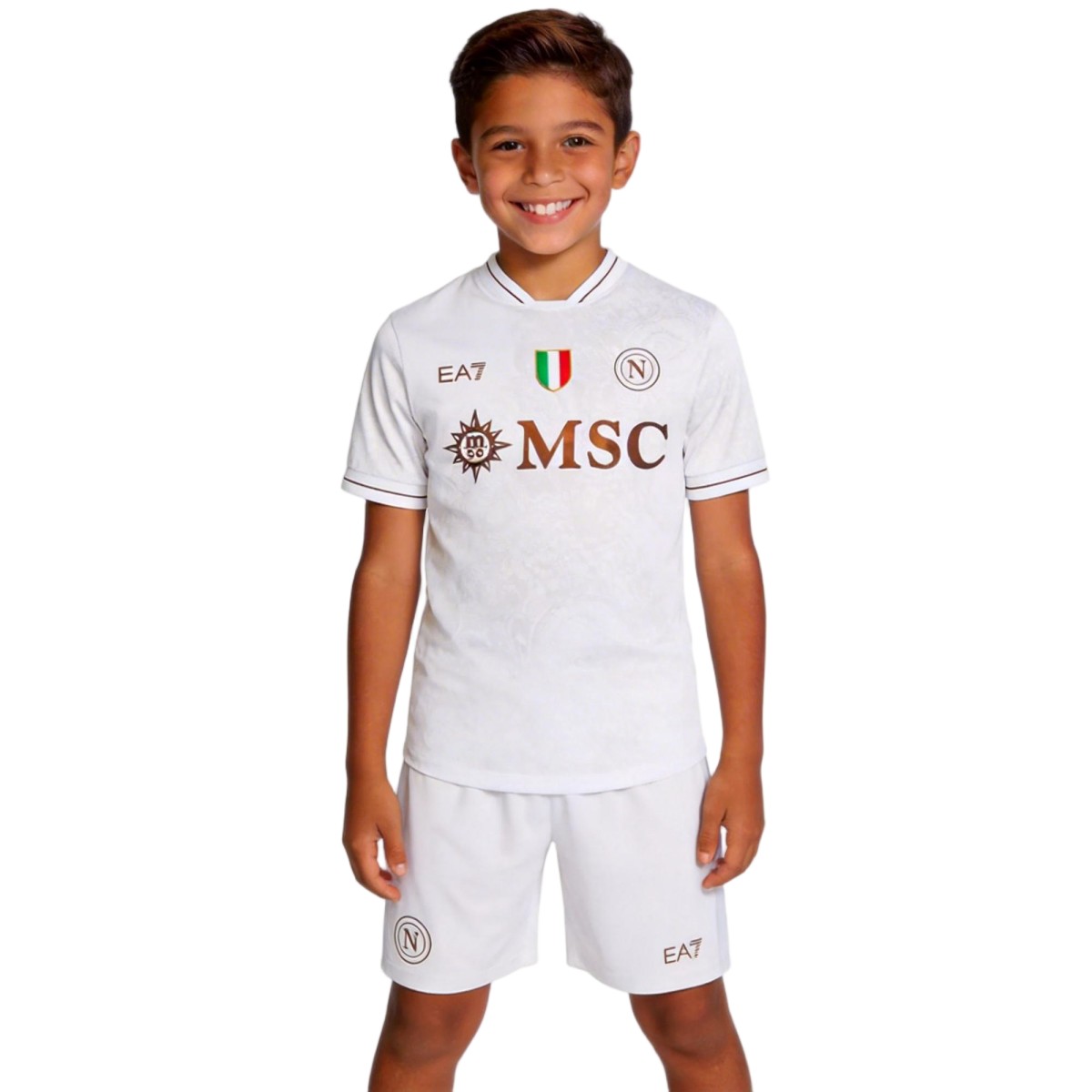 Kids Napoli Away Jersey Kit 2025/26