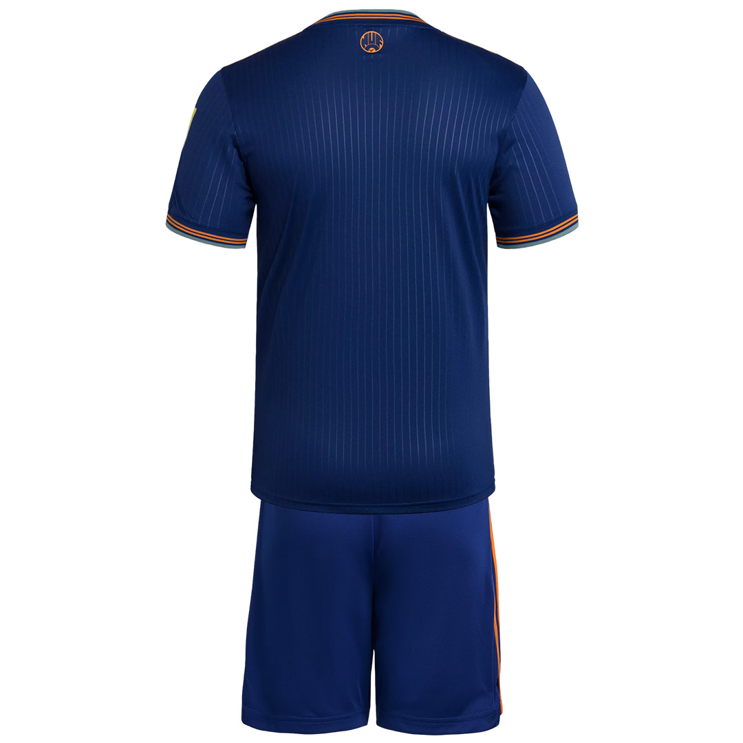 Kids Newcastle United Third Jersey Kit 2025/26 (back view)