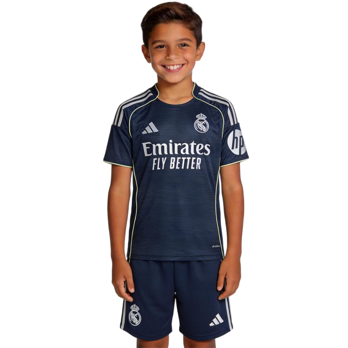 Kids Real Madrid Away Jersey Kit 2025/26