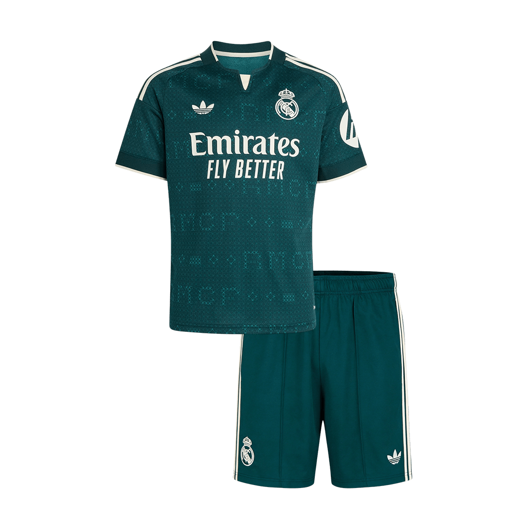 Kids Real Madrid Away Match Jersey Kit Player Version 2026/27