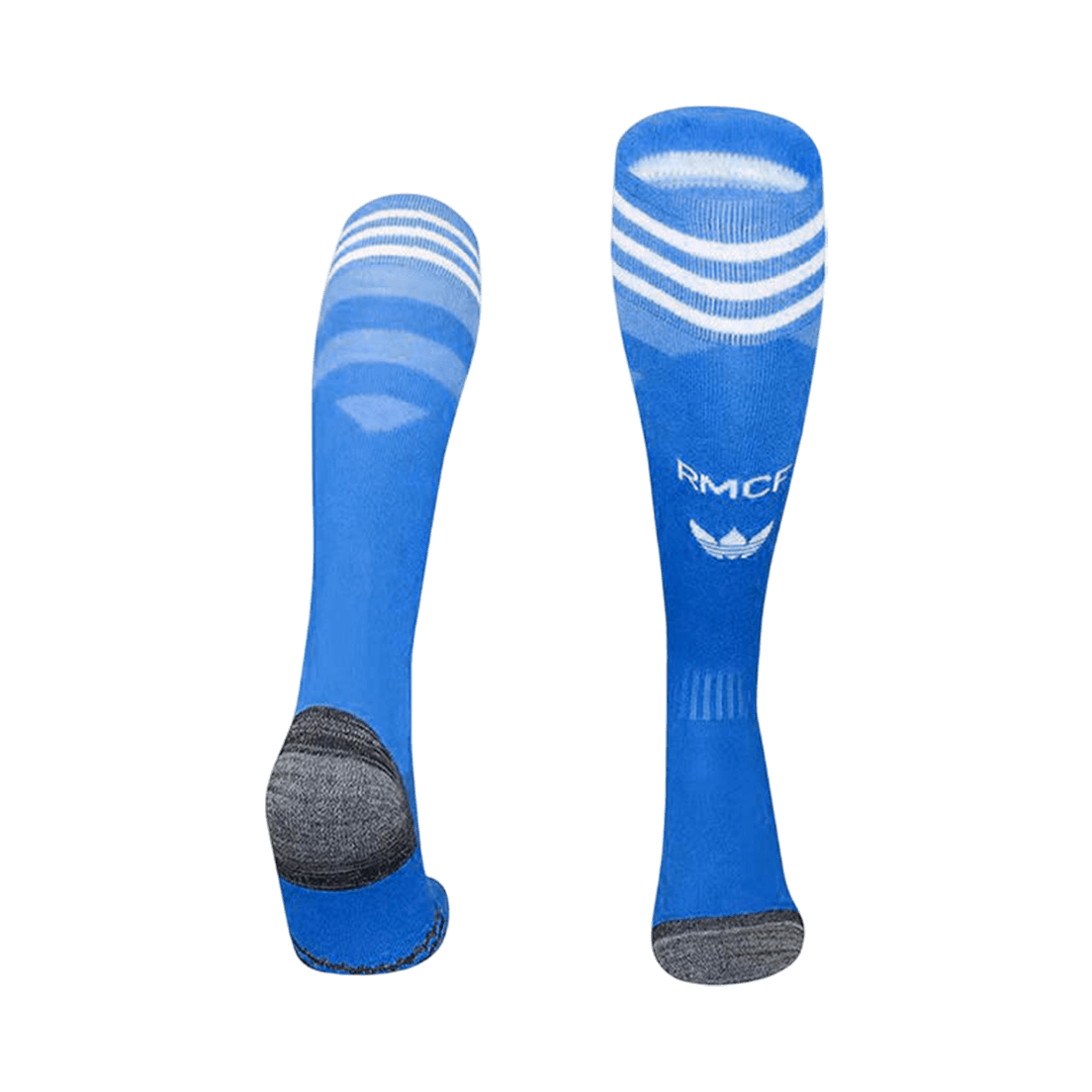 Kids Real Madrid Third Soccer Socks - Blue 2025/26