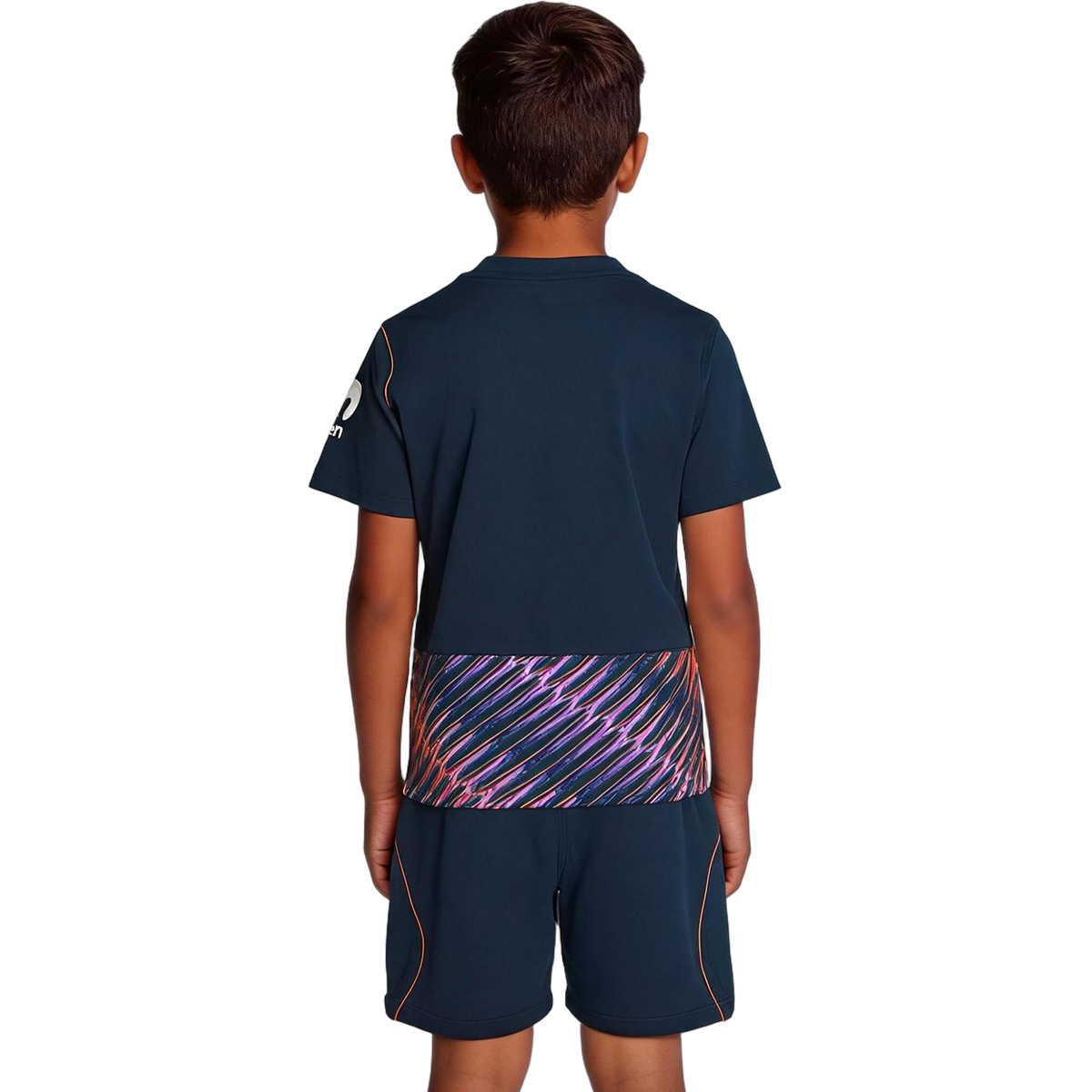Kids Tottenham Hotspur Away Jersey Kit 2026/27 (back view)