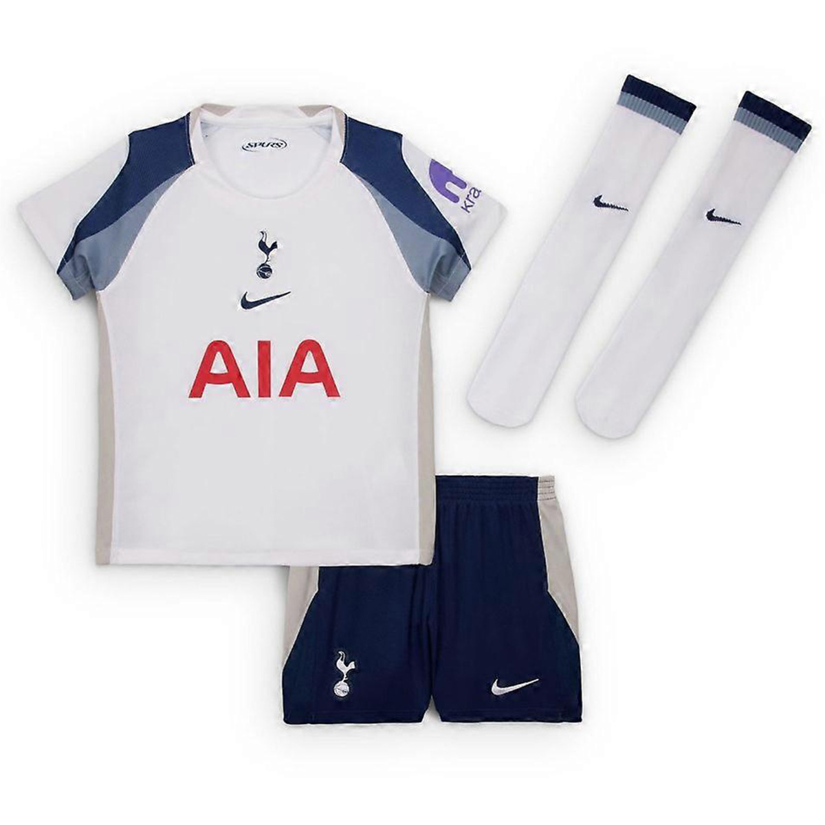 Kids Tottenham Hotspur Home Jersey Full Kit 2025/26